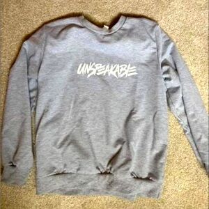 Boys Unspeakable merch sweatshirt (tags say 9/10 but it runs small